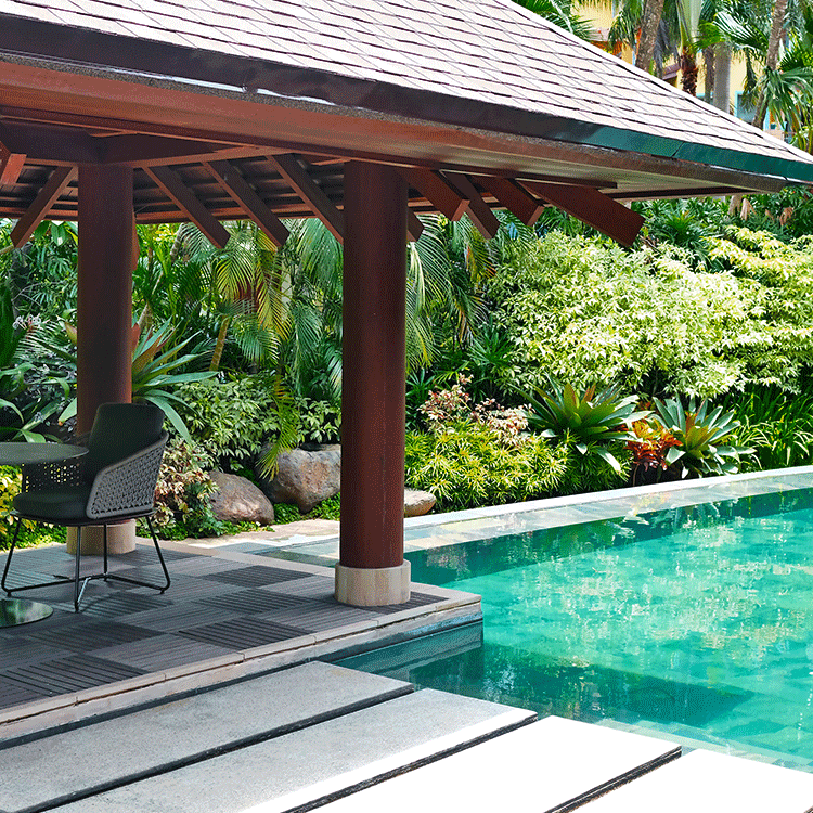 R Residence Pool Garden in Quezon City